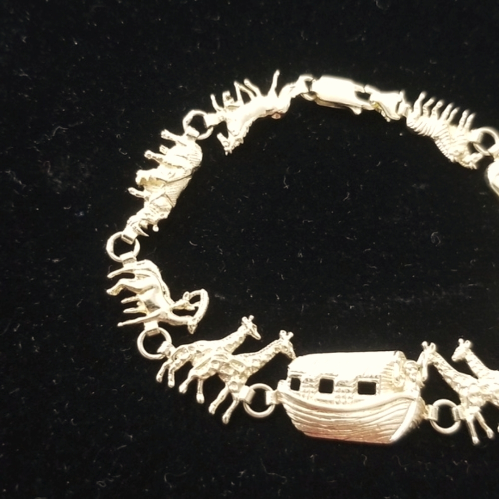 10k (417) Noah's Arc Vintage Bracelet - Picture 5 of 17